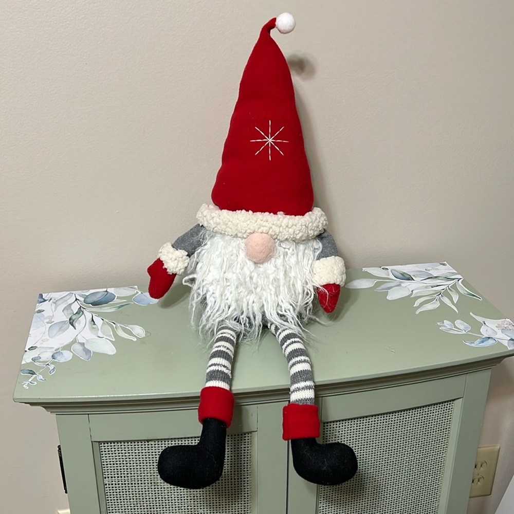 Christmas Stuffed Gnome Shelf Sitter Holiday Decor